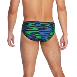Briefs-Speedo Disco Boom Brief Blue Green