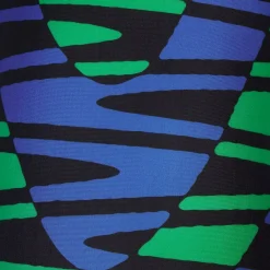 Racing|One Pieces-Speedo Disco Boom Flyback Blue Green