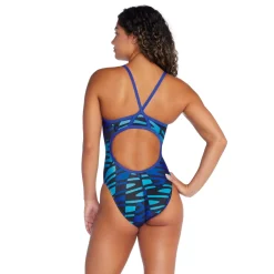 Racing|One Pieces-Speedo Disco Boom Flyback Team Royal Blue