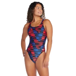 Racing|One Pieces-Speedo Disco Boom Super Pro Red Blue
