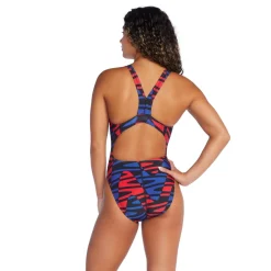 Racing|One Pieces-Speedo Disco Boom Super Pro Red Blue