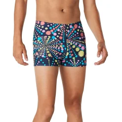 Square Legs-Speedo Dot Burst Beachstar Square Leg Dot Burst Navy