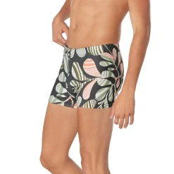 Square Legs-Speedo Dot Burst Beachstar Square Leg Coral Ash