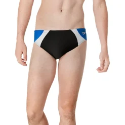 Briefs-Speedo Dual Colorblock One Brief Black Blue
