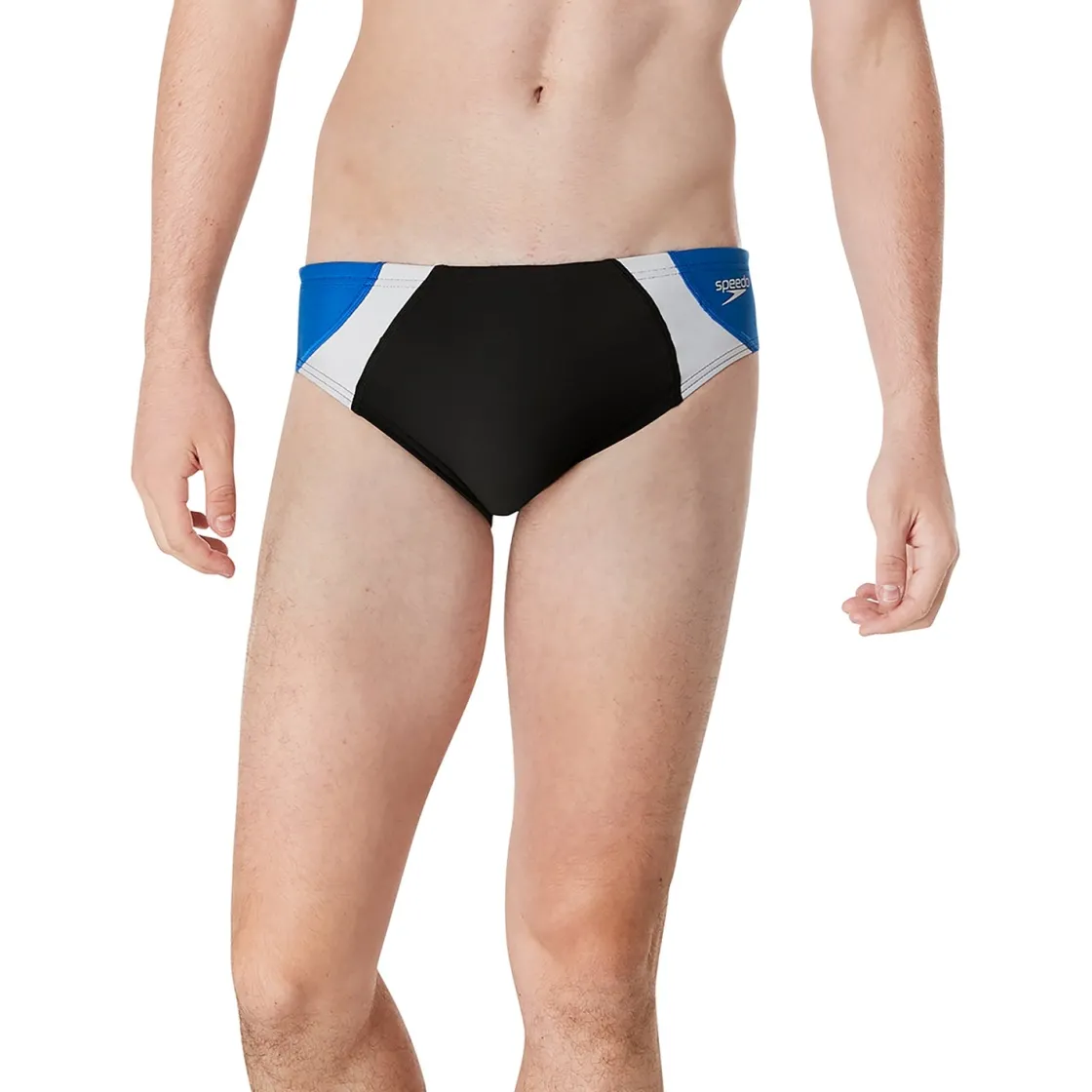 Briefs-Speedo Dual Colorblock One Brief Black Blue