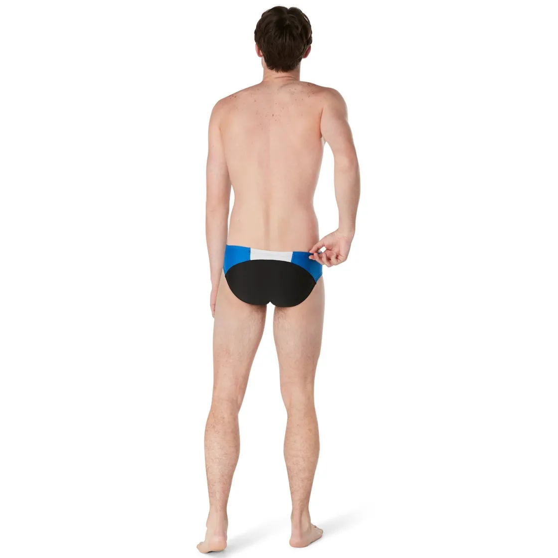 Briefs-Speedo Dual Colorblock One Brief Black Blue