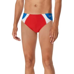 Briefs-Speedo Dual Colorblock One Brief High Risk Red