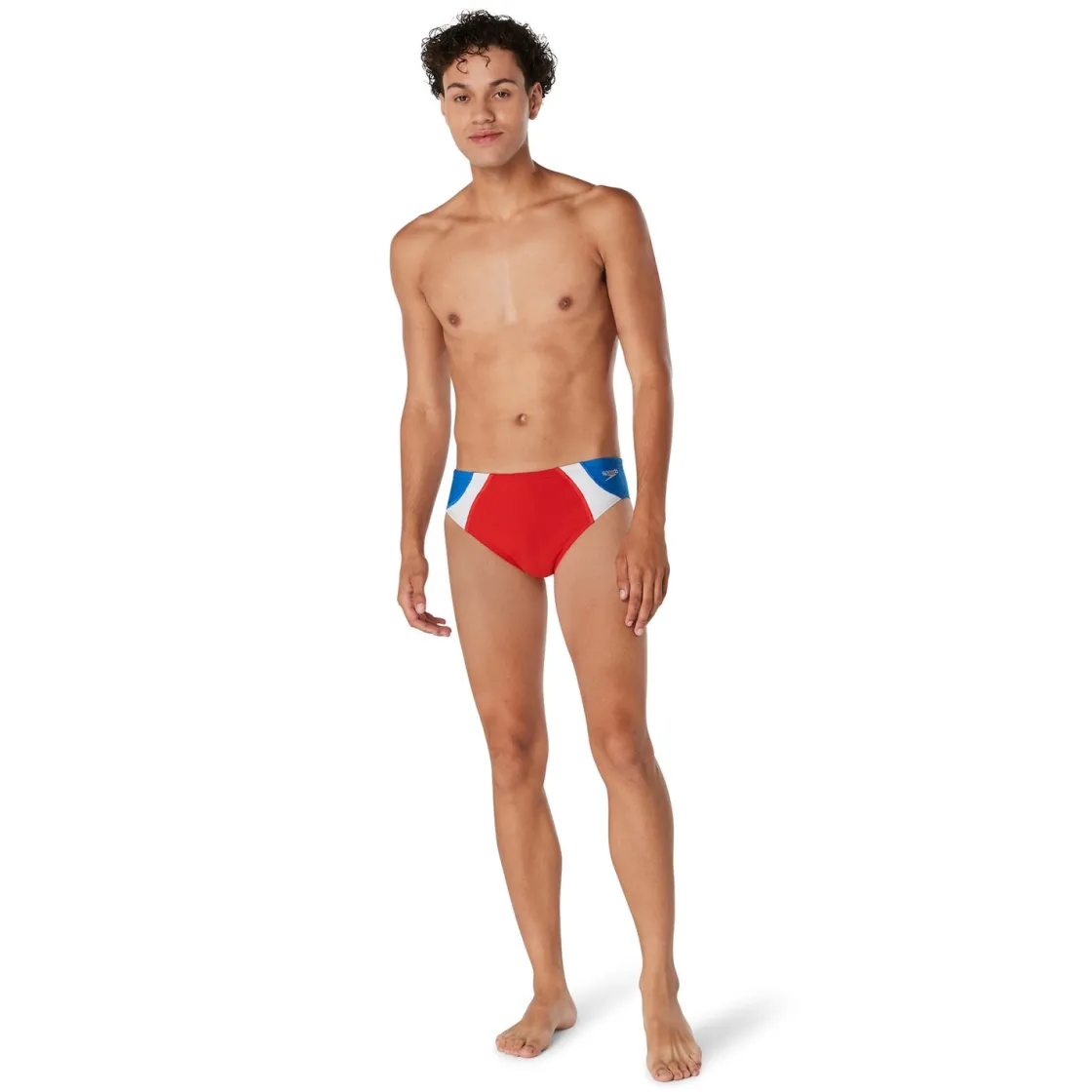 Briefs-Speedo Dual Colorblock One Brief High Risk Red