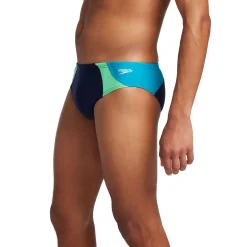 Briefs-Speedo Dual Colorblock One Brief Peacoat