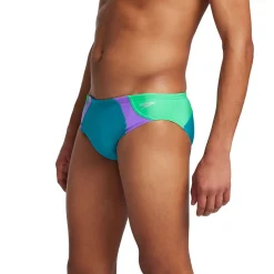 Briefs-Speedo Dual Colorblock One Brief Aquarium Blue