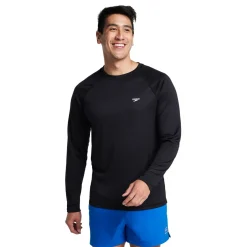 Teamwear|Rashguards-Speedo Easy Long Sleeve Swim Rashguard Black