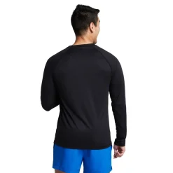 Teamwear|Rashguards-Speedo Easy Long Sleeve Swim Rashguard Black
