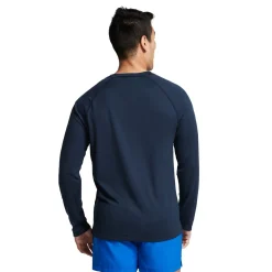 Teamwear|Rashguards-Speedo Easy Long Sleeve Swim Rashguard Navy