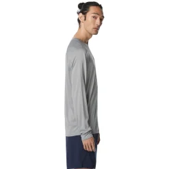 Teamwear|Rashguards-Speedo Easy Solid Long Sleeve Swim Rashguard Monument