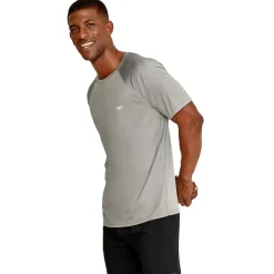 Rashguards|Teamwear-Speedo Easy Solid Short Sleeve Swim Rashguard Monument