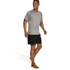 Rashguards|Teamwear-Speedo Easy Solid Short Sleeve Swim Rashguard Monument