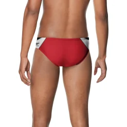 Briefs-Speedo Edge Splice Brief Red