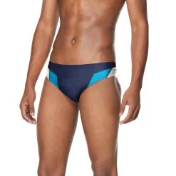 Briefs-Speedo Edge Splice Brief Navy Blue