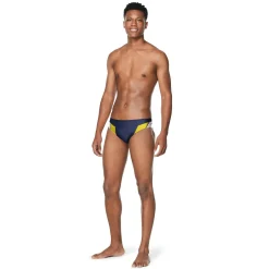Briefs-Speedo Edge Splice Brief Navy Gold