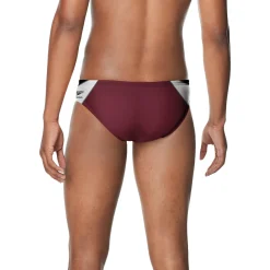 Briefs-Speedo Edge Splice Brief Maroon
