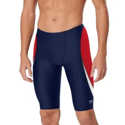 Jammers-Speedo Edge Splice Jammer Navy Red