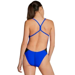 Racing|One Pieces-Speedo Edge Splice One Back One Piece Blue