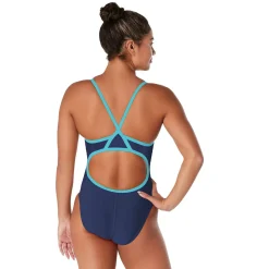 Fitness|Training-Speedo Endurance+ - Solid Flyback Training One Piece Navy Blue