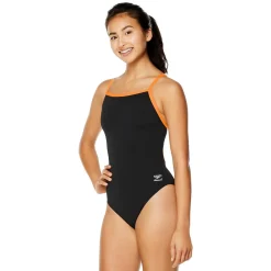 Fitness|Training-Speedo Endurance+ - Solid Flyback Training One Piece Orange