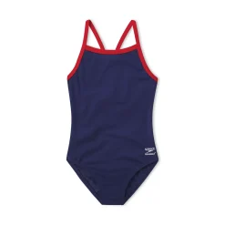 Racing|Fitness-Speedo Endurance+ - Flyback One Piece Youth Navy Red