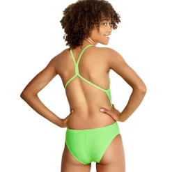 Fitness|Training-Speedo Endurance - Solid One Back One Piece Green Gecko