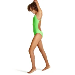 Fitness|Training-Speedo Endurance - Solid One Back One Piece Green Gecko