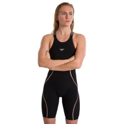 Tech Suits-Speedo Fastskin Intent Closed Back Kneeskin - Fina Approved Black