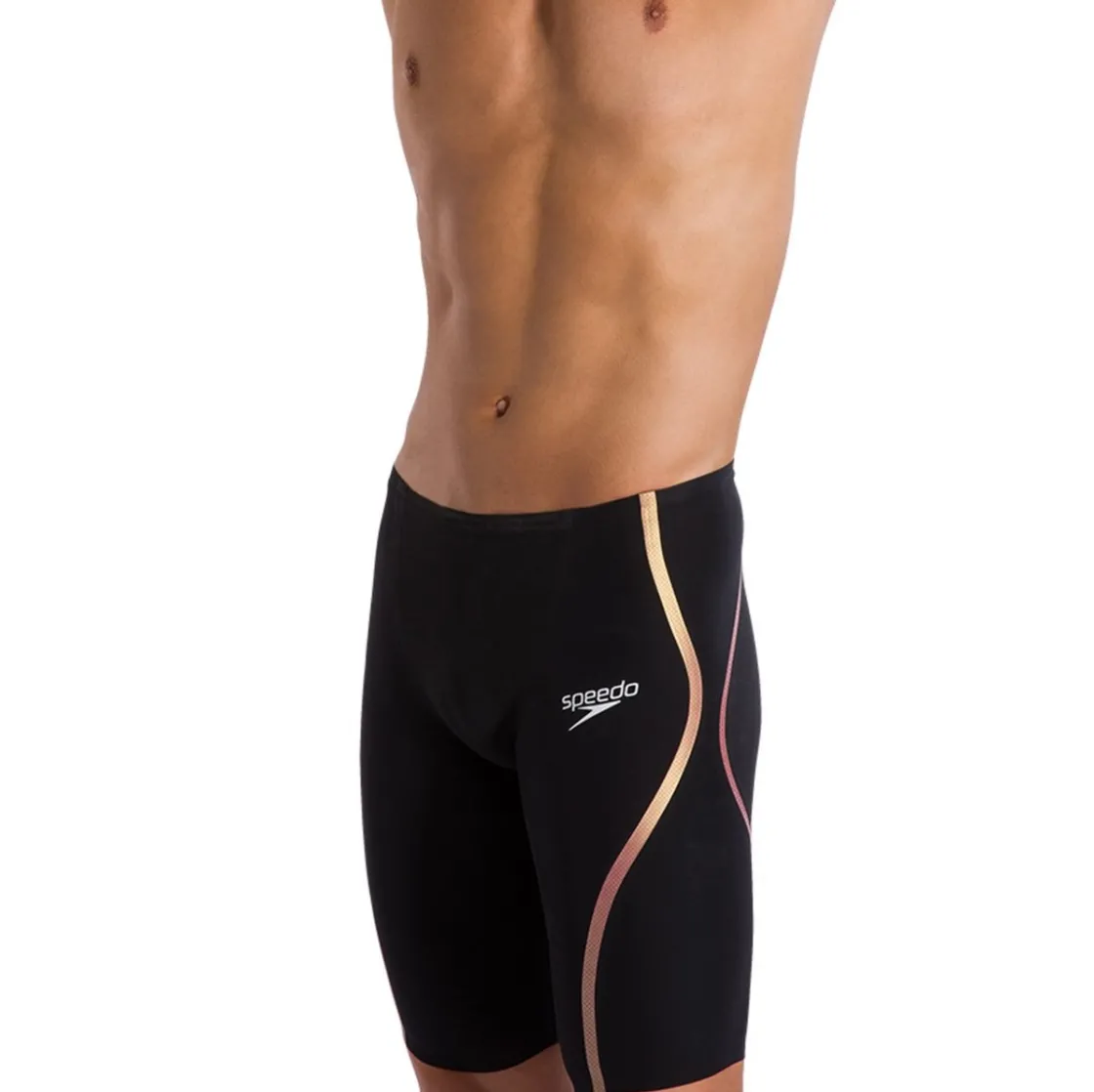Tech Suits-Speedo Fastskin Lzr High Waisted Intent Jammer - Fina Approved Black