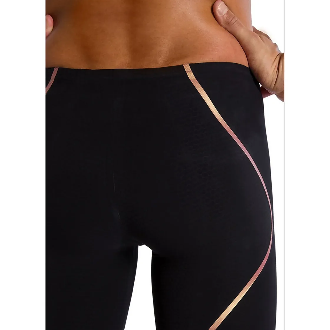 Tech Suits-Speedo Fastskin Lzr High Waisted Intent Jammer - Fina Approved Black