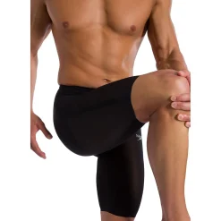 Tech Suits-Speedo Fastskin Lzr Pure Valor High Waisted Jammer - Fina Approved Black