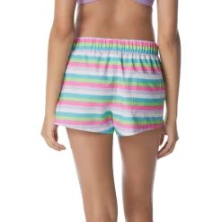 Teamwear-Speedo Female Vibe Volley Multi Stripe Green