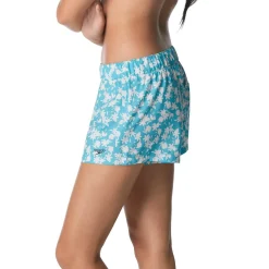 Teamwear-Speedo Female Vibe Volley Floral Blue