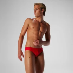 Briefs-Speedo Fitness Solar 2" Brief Red
