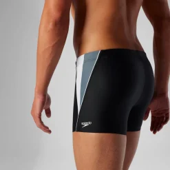 Square Legs-Speedo Fitness Splice Square Leg Black