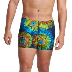 Square Legs-Speedo Flair Lucent Beachstar Square Leg Navy