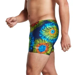 Square Legs-Speedo Flair Lucent Beachstar Square Leg Navy