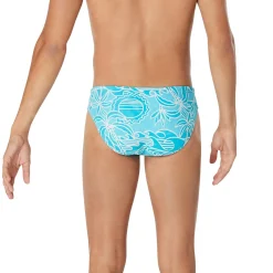 Briefs-Speedo Floatable Floral Print Beachstar Brief 2" Scuba Blue