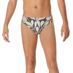 Briefs-Speedo Floatable Floral Print Beachstar Brief 2" Volcanic Ash