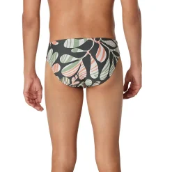 Briefs-Speedo Floatable Floral Print Beachstar Brief 2" Volcanic Ash