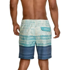 Swim Trunks & Boardshorts-Speedo Floral Reign Redondo Edge Volley 18" Turquoise