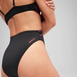 One Pieces-Speedo Flu3nte Convertible Cut Out Swimsuit Anthracite