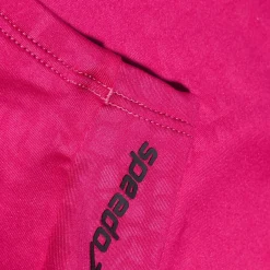 Two Pieces-Speedo Flu3nte Embossed Solid Cropkini Fuchsia