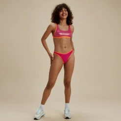 Two Pieces-Speedo Flu3nte Foil Convertible Top Pink