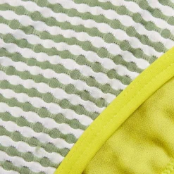 Two Pieces-Speedo Flu3nte Gingham Scoop Bottom Olive Green