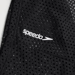 Two Pieces-Speedo Flu3nte Mesh Crop Top Anthracite